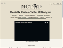 Tablet Screenshot of montellacustomtailor.com